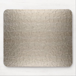 Mousepad Metal de aço inoxidável cinzento