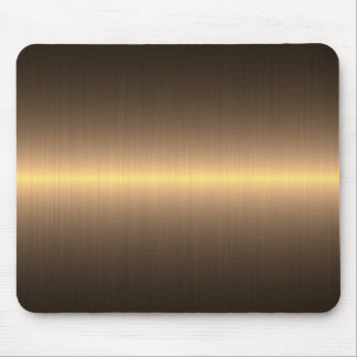 Mousepad metal escovado ouro