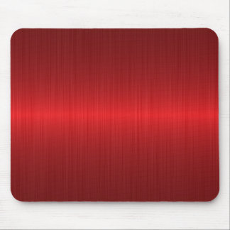 Mousepad metal escovado vermelho