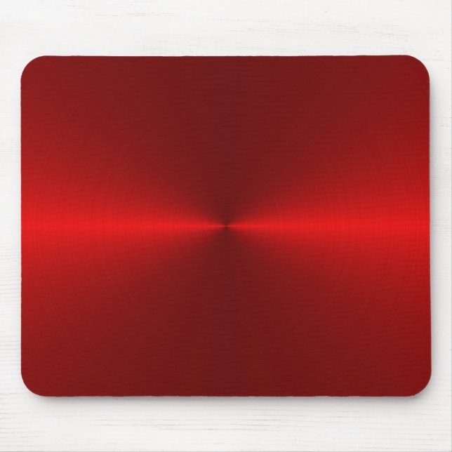 Mousepad metal escovado vermelho (Frente)