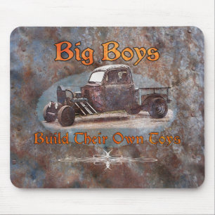 Mousepad Metal oxidado do caminhão de Ratrod