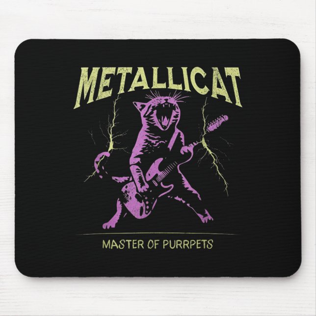 Mousepad Metallicat Master Of Purrpets  (Frente)
