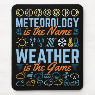 Mousepad Meteorologia é o Nome Clima é o Jogo
