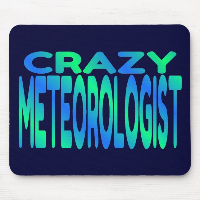 Mousepad Meteorologista Louco (Frente)