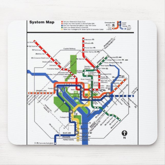 Mousepad Metro da C.C. (Frente)