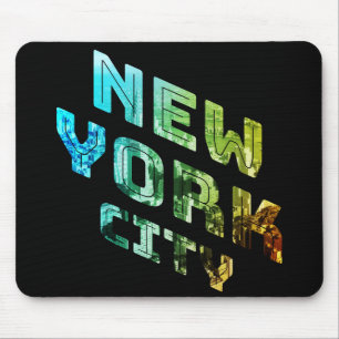 Mousepad Metro de Manhattan Centro Skyline Nova Iorque NYC
