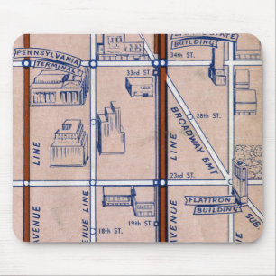MOUSEPAD METRO MAPA DE NEW YORK, 1940 2