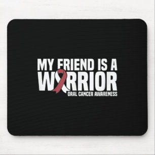 Mousepad Meu Amigo É Um Cancer Oral Branco Da Burgundy Guer