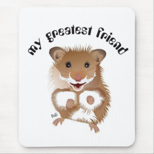 Mousepad Meu amigo grande, hamster Mauspad