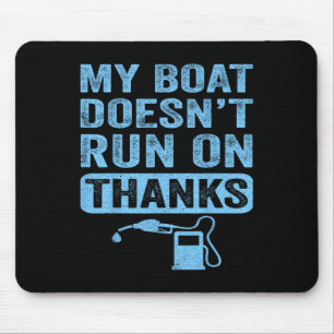 Mousepad Meu barco não funciona em presentes de Barco de Ob
