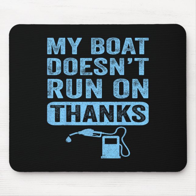 Mousepad Meu barco não funciona em presentes de Barco de Ob (Frente)