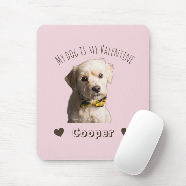 Mousepad Meu Cachorro É Meu Namorado – Pet Personalizado (Com mouse)