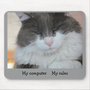 Mousepad Meu computador minhas regras