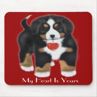 Mousepad Meu coração de MadDog é seu tapete do rato