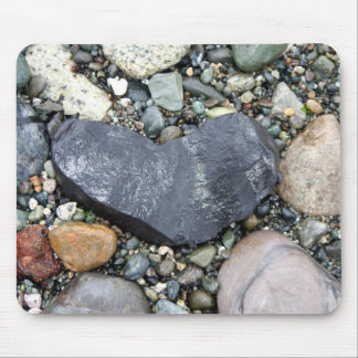 Mousepad Meu coração é uma rocha