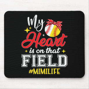 Mousepad Meu Coração Está Naquele Campo Softbyll Bysebyll M