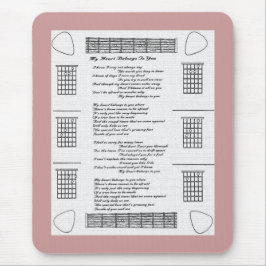 Mousepad Meu Coração Pertence A Você