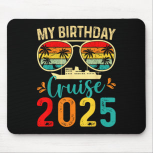 Mousepad Meu Cruzeiro de Aniversário 2025 Cruzeiro de Festa