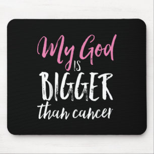 Mousepad Meu Deus É Maior Que A Consciência Cancer Cristã