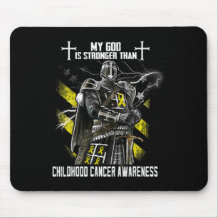 Mousepad Meu Deus É Mais Forte Do Que A Consciência Do Canc