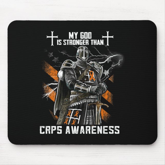 Mousepad Meu Deus É Mais Forte Do Que A Consciência Do Crps (Frente)