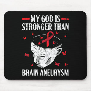 Mousepad Meu Deus É Mais Forte Do Que O Aneurismo Cerebral
