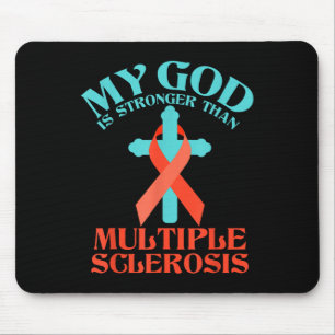 Mousepad Meu Deus É Mais Forte Que A Srta. Múltipla Esclero