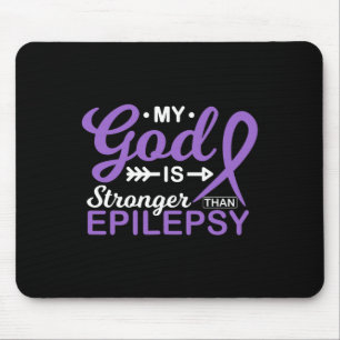 Mousepad Meu Deus É Mais Forte Que O Guerreiro Da Consciênc