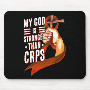 Mousepad Meu Deus É Mais Forte Que O Mês De Consciência Do 