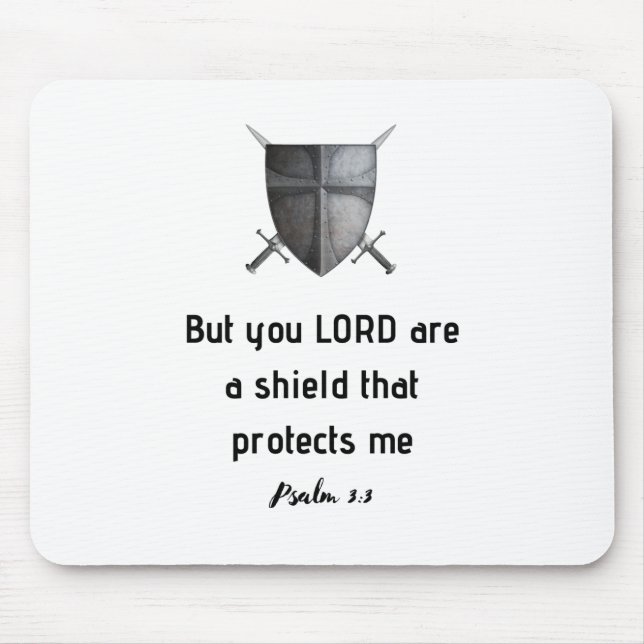 Mousepad Meu escudo (Frente)