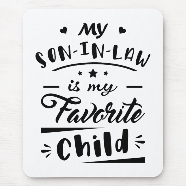 Mousepad Meu filho de direito é meu filho favorito (Frente)