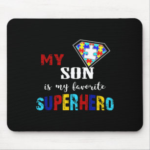 Mousepad Meu Filho É Meu Super Herói Favorito Autismo Consc