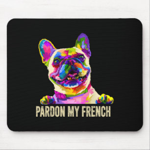 Mousepad Meu Francês - Arte Pop Divertido Frenchie Bulldog