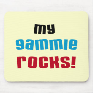 Mousepad Meu Gammie Rocks T shirts e presentes