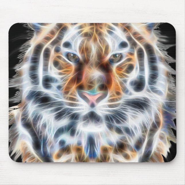 Mousepad Meu Gato está Agindo Com Energia facial Tiger (Frente)