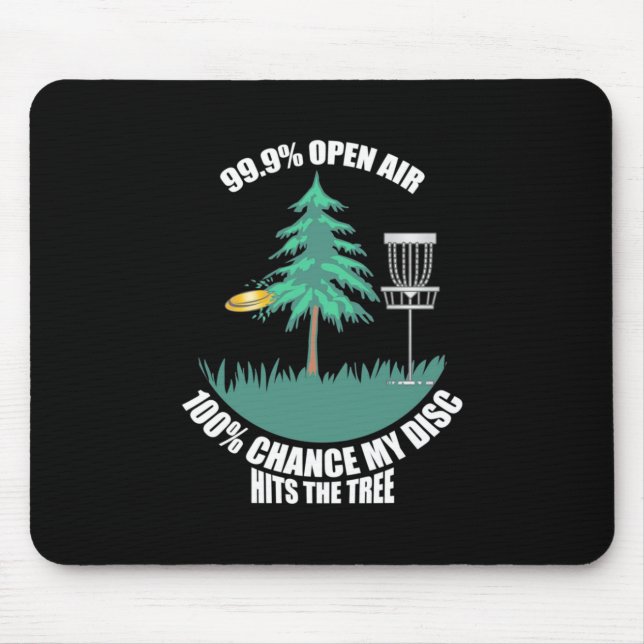 Mousepad Meu Golfe De Disco Atinge As Árvores (Frente)