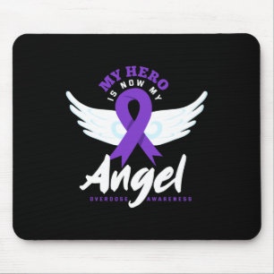 Mousepad Meu Herói Agora É Meu Anjo Acabar Com Sobredosagem