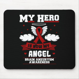 Mousepad Meu Herói Agora É Meu Anjo Cérebro Aneurismo Intra