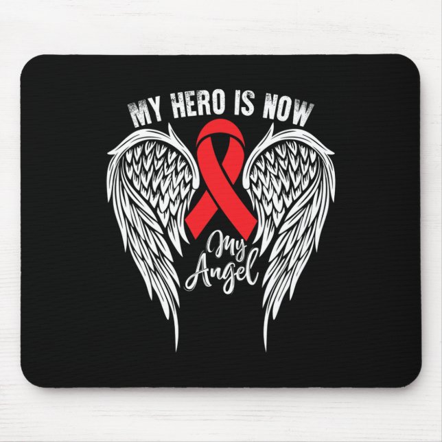 Mousepad Meu Herói - Anemia Célula Falsiforme Apoiador Ri (Frente)
