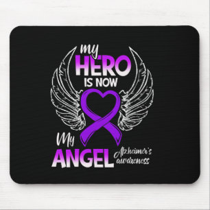 Mousepad Meu Herói é Agora Minha Consciência do Anjo Alzhei