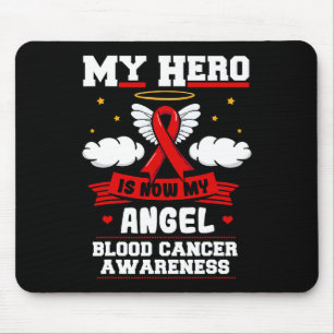 Mousepad Meu Herói É Meu Anjo Cancer De Sangue Nuvens Verme