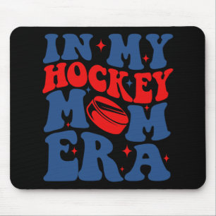 Mousepad Meu Hóquei Era Era Groovy Hockey Mãe Mãe Mãe Mothe