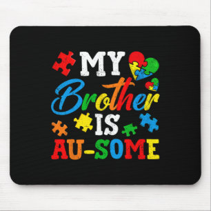 Mousepad Meu Irmão É Um Autismo Aconselhamento Momento Supo
