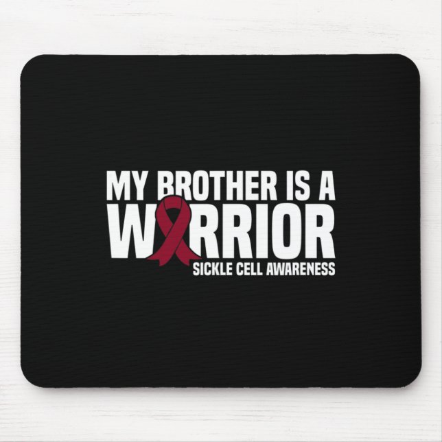 Mousepad Meu Irmão é um Guerreiro Célula Falsiforme (Frente)
