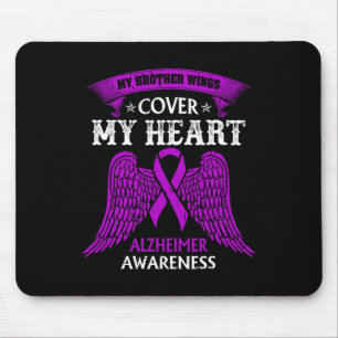 Mousepad Meu Irmão Wings Cobrir Meu Heimerheimer Cardíaco