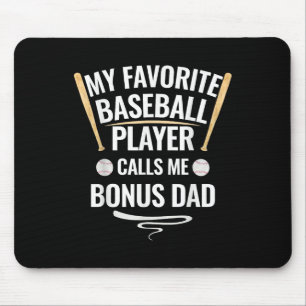 Mousepad Meu Jogador De Baseball Favorito Me Chama De Pai D