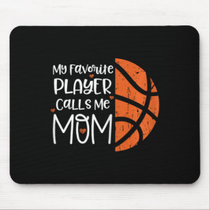 Mousepad Meu Jogador Favorito Me Chama Mãe Bysketbyll Gift 