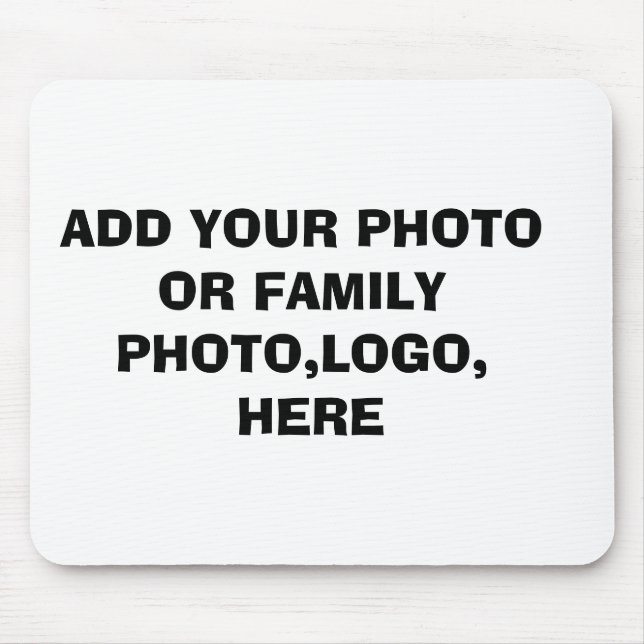 Mousepad Meu logotipo fotográfico, Família_ (Frente)
