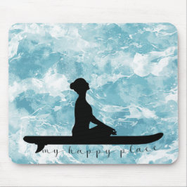Mousepad Meu Lugar Feliz Yoga