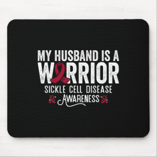 Mousepad Meu Marido É Um Guerreiro Sca Sca Sickle Anemia Ce